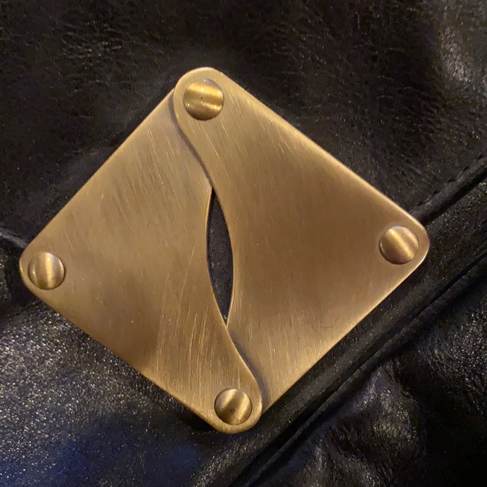 Kooba black leather sachet